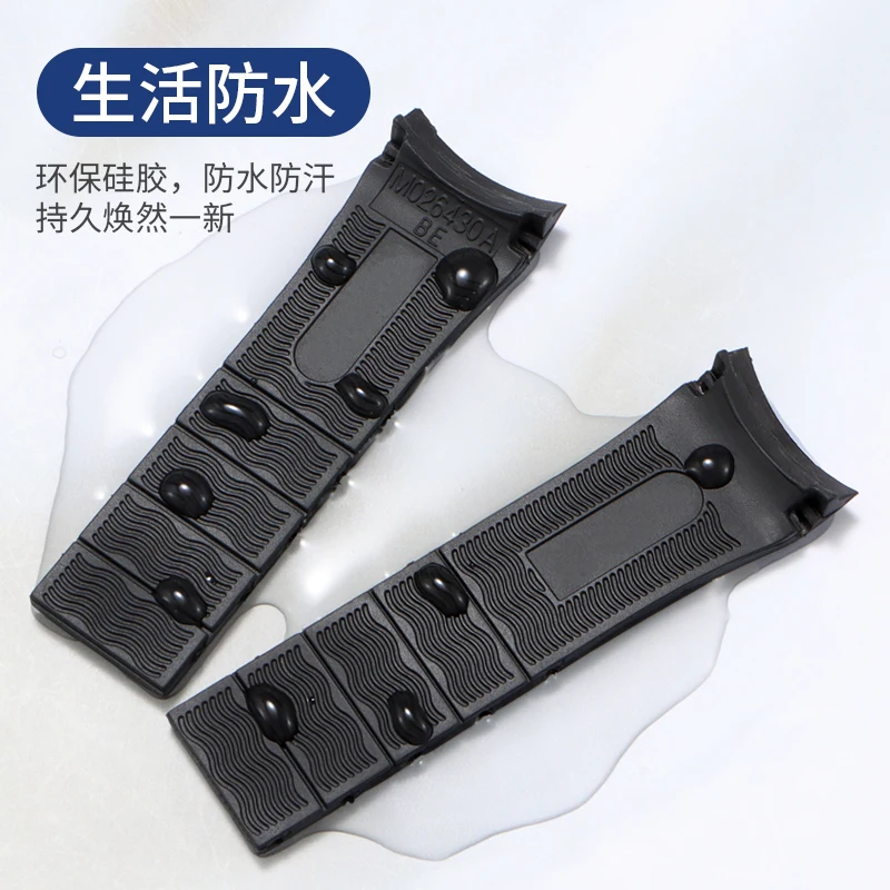 التصميم الأصلي 22 مللي متر منحني حزام ساعة سيليكون ل MIDO Men'sNavigator M026 M042 مقاوم للماء استبدال حزام مطاطي