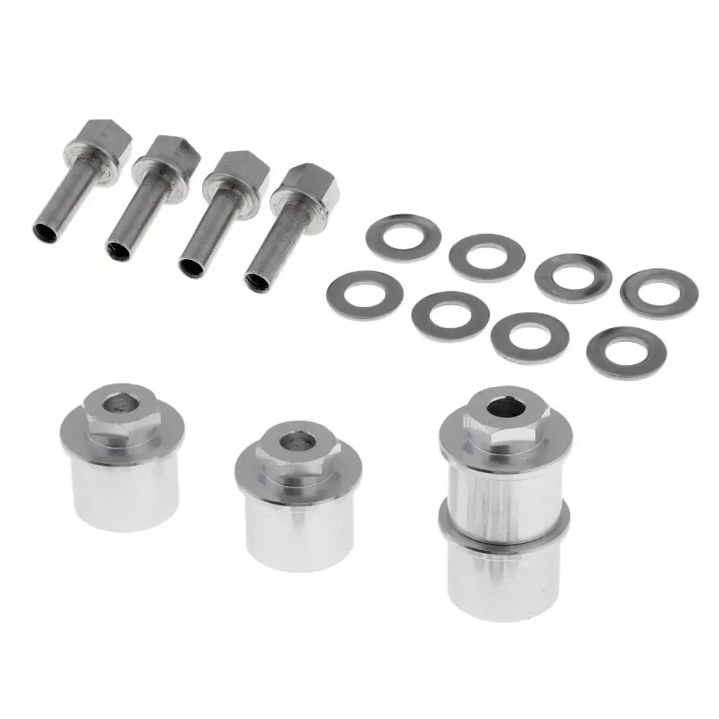 1 10 RC Car Truck Buggy Metal 12mm Wheel Hex Hub Extension Adapter Longer Combiner for Axial SCX10