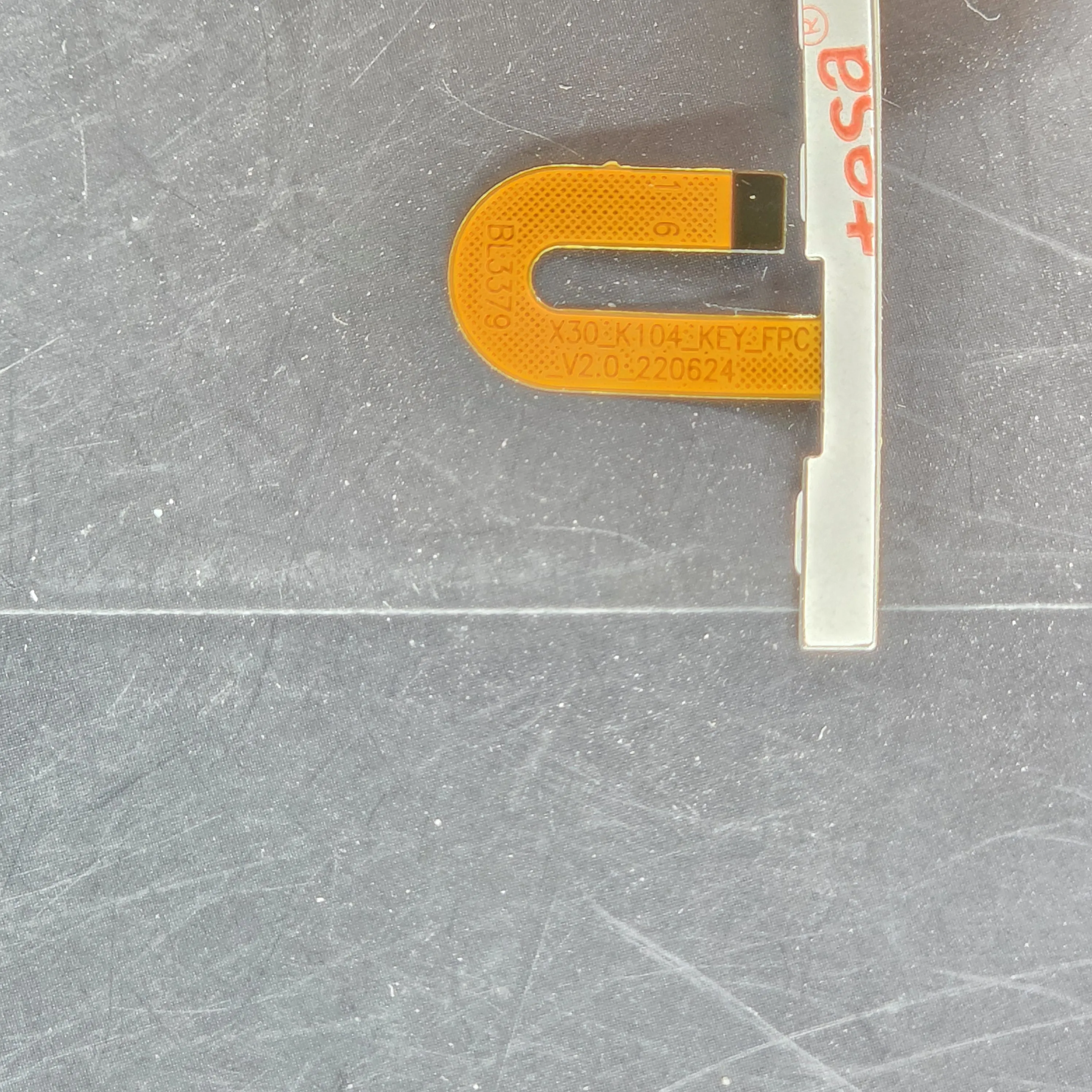 Switch On Off Power Volume Button Flex Cable For BL3379 X30_K104_KEY_FPC_V2.0 220624 Tablet Conductive Flex