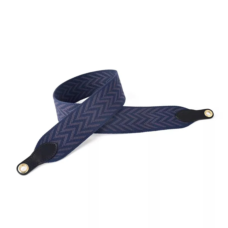 

New 5cm Wide Colored Canvas With Cowhide Suitable For Herbag31 Single Shoulder Woven Wide Strap Modification Bag Accessories