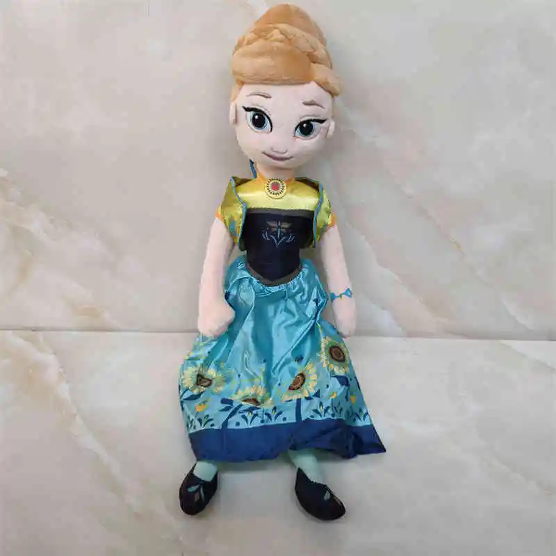 40CM Plush Toy featuring Princess Annabelle, Mulan, and Cinderella - Children's Doll, Girl's Birthday Gift & Souvenir Collection