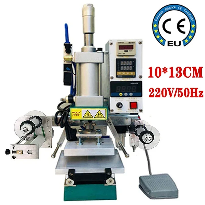 New Pneumatic Hot Stamping Machine Leather Wood LOGO Brand Machine Hot Stamping Tools WH-T03