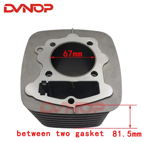 Imagen 2 del producto Kit de reconstrucción de junta de pistón de cilindro de motocicleta para LONCIN RE250 CRF230 GP250 CB250 GTY TGR CQR KAYO BSE 250 67mm Dirt Bike QUAD