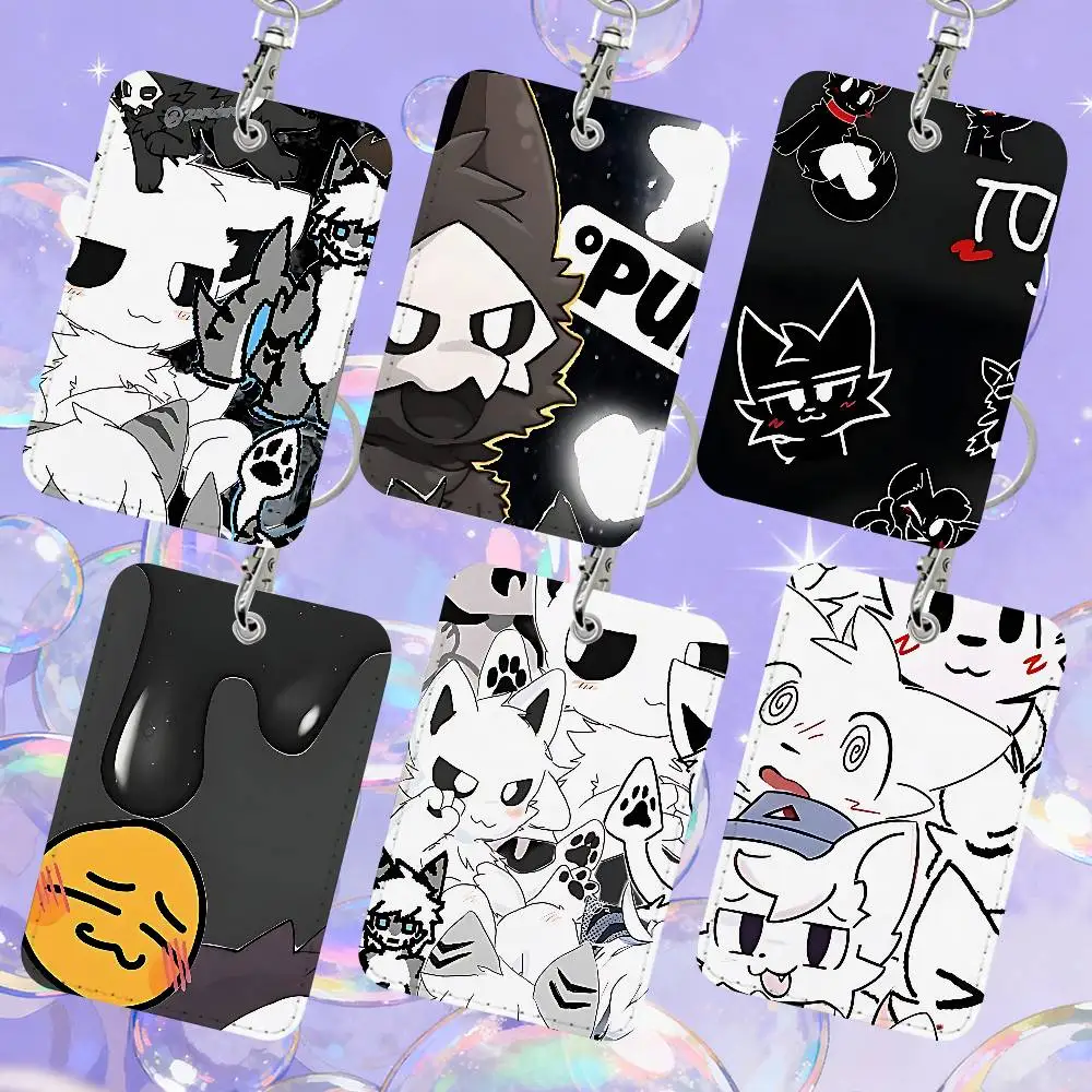 

C- Changed Puro 1 Card Holder, Leather Card Storage Box, Key Chain, Access Tag Holder, ID Card Holder, Key Chain