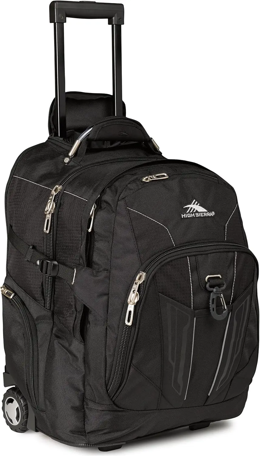 

High Sierra XBT - Business Rolling Backpack, Black, One Size