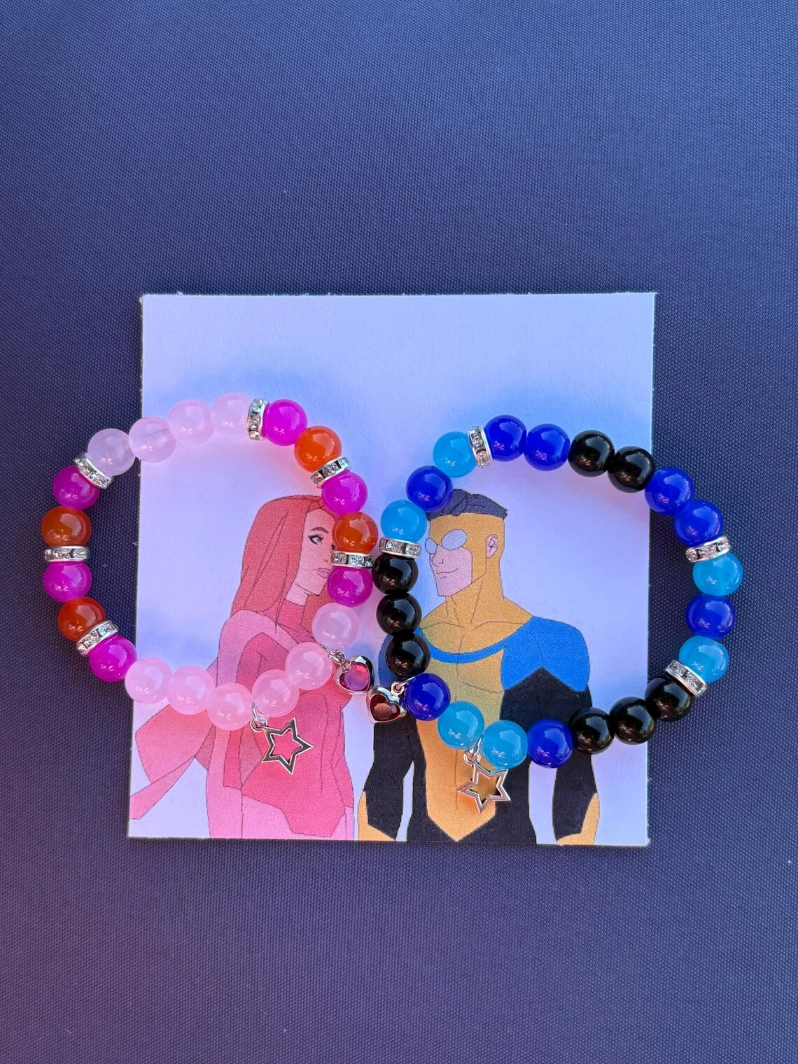 

Handmade Manga Matching Bracelet/Friendship/Couple Matching Bracelet Y2K Handmade