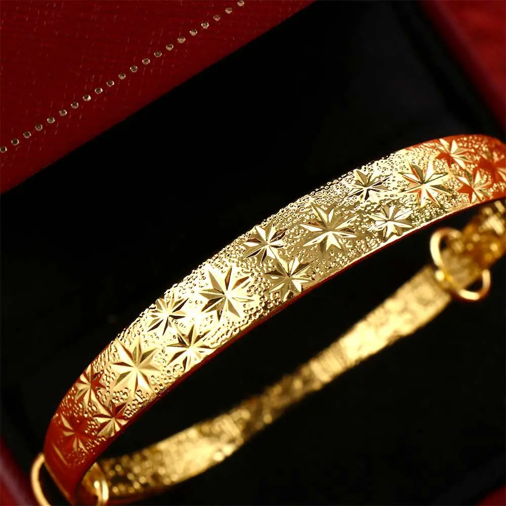 Gift Ladies Female Wedding Bride Decor Saudi Arabic Women Bracelets Cuff Bracelet Dubai Bangle Bracelet Adjustable Bangle