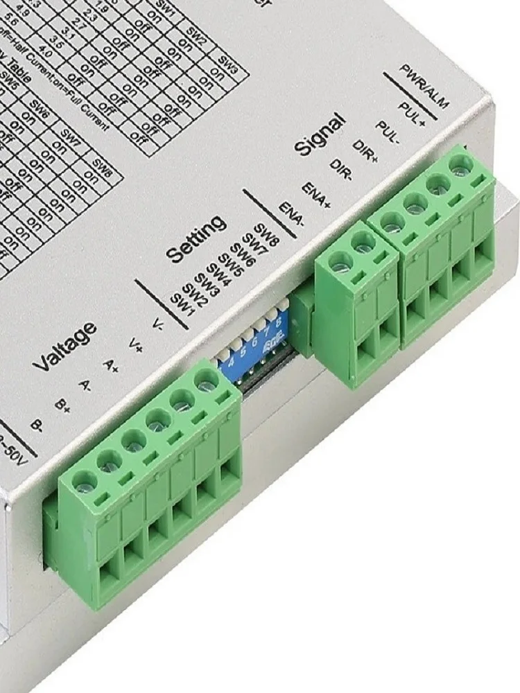 Imagem -06 - Driver de Passo Modbus Rs485 de Alto Desempenho para Equipamento Eletrônico 3c Driver de Controlador de Micro Passo Nema24 Nt60