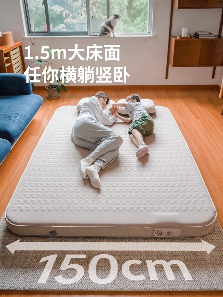ريشة نفخ فراش الطابق متجر المنزل مقاوم للرطوبة فراش التلقائي سرير قابل للنفخ سميكة للطي سرير هوائي
