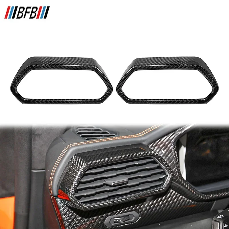 For Lamborghini URUS Dry Carbon Fiber 2018-2021 Instrument Front Rear Left Right Air Conditioner Trend Box Interior Mouldings