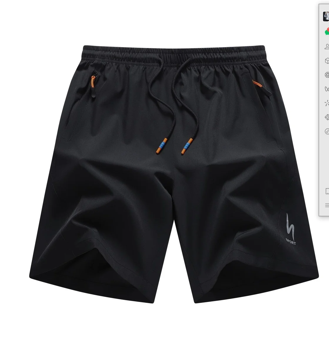 Topkwaliteit zomersportshorts voor heren, nieuwe comfortabele kleding met elastische taille, ademende korte broek voor heren