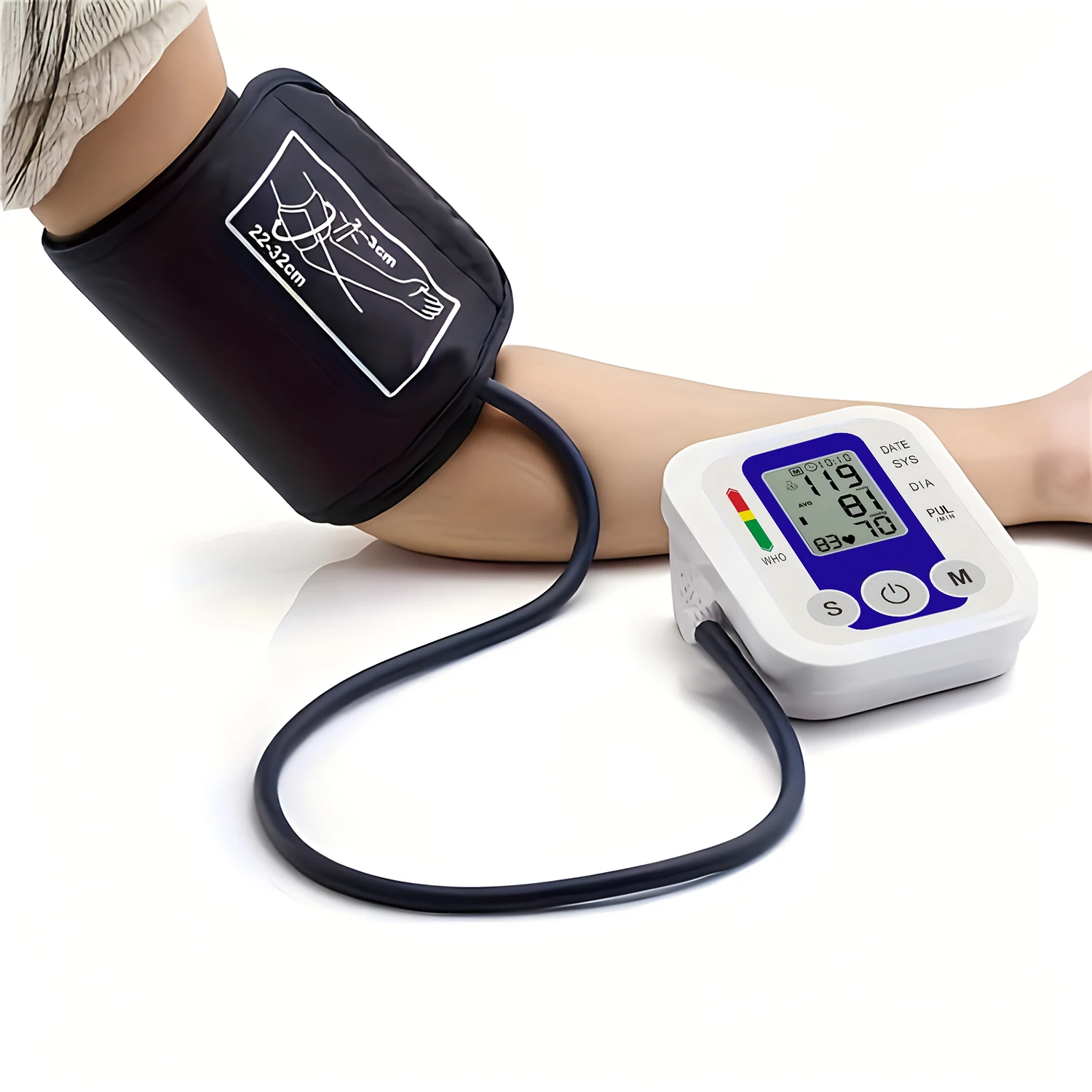 kit-de-teste-de-pressao-arterial-de-braco-digital-manguito-sensor-monitor-bp-pressao-automatica-tonometro-tensiometro-medidor-de-pulso-frequencia-cardiaca