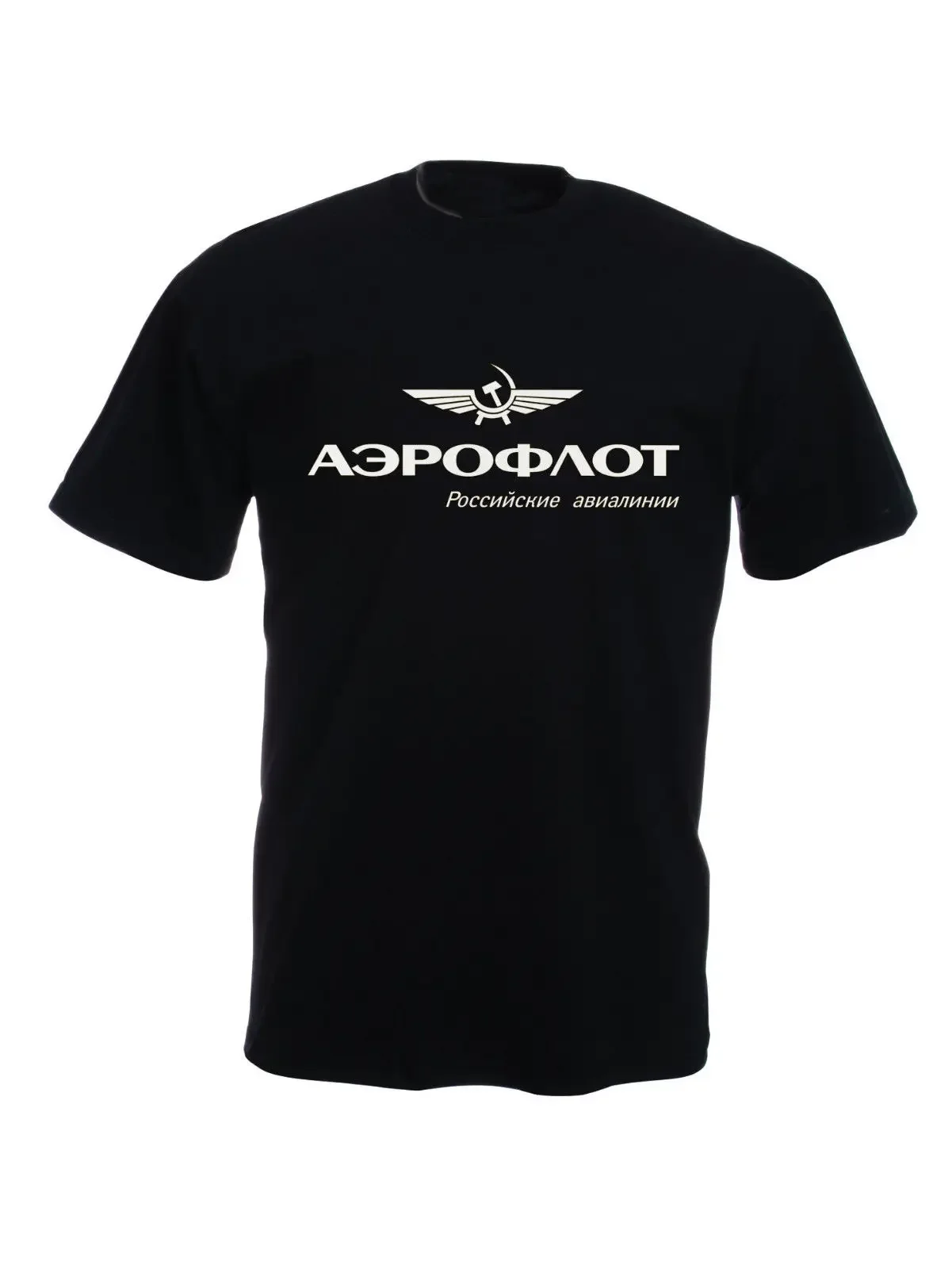 Mens New Fashion O-Neck tshirt Stylish Aeroflot, Aviation Russe, Pilote, Aerospace, Aviateur Brand T-Shirts