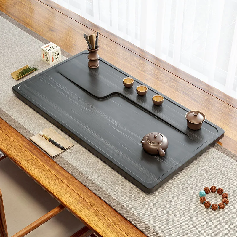 

Rectangle Long Tea Tray Stone Luxury Office Valet Chinese Tableware Kitchen Tea Tray Living Room Bandejas Home Decorationgs