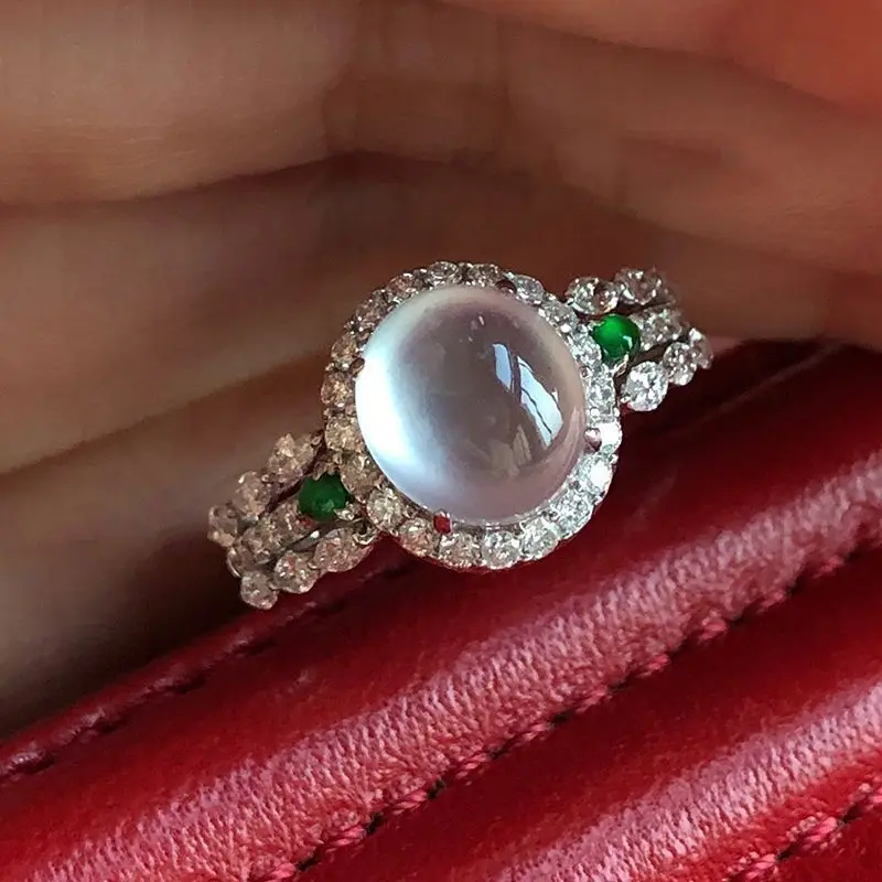 

Internet celebrity Shiraishi steel light fashion ring temperament atmosphere luxury sweet fashion style gift