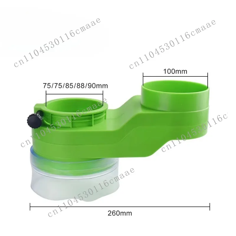 Dust cover collector 75/88/90 mm woodworking machinery parts numerical control inclined dust collector for cutting machine