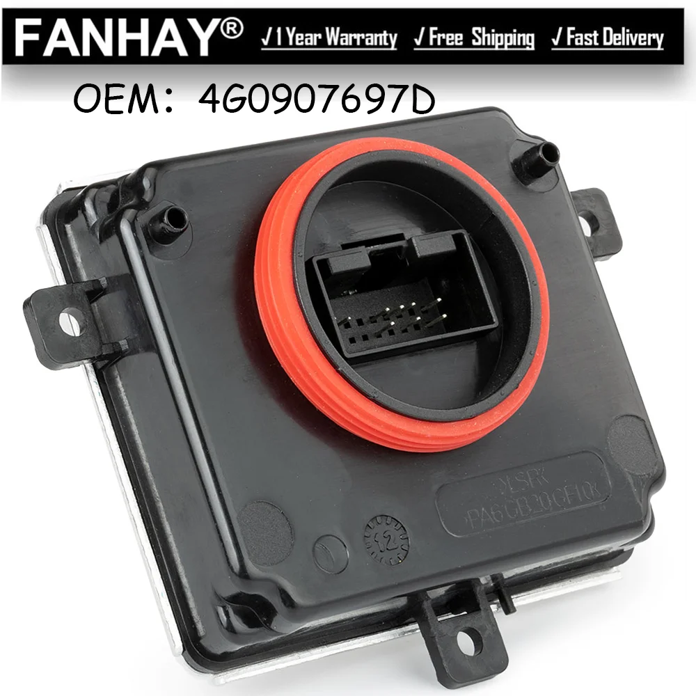 NEW 4G0907697D 4G0907397D 401140244 Driving Module Xenon Headlights Follower Controller For Audi A4 S4 A6 S6 TT A5 S5 For VW CC