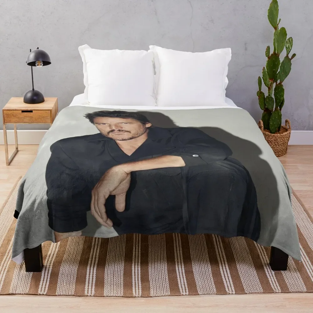 

pedro pascal Throw Blanket Summer Beddings Decorative Throw Blankets Sofas Of Decoration Vintage Blankets