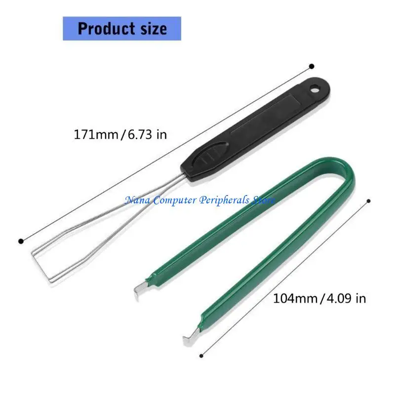 F68C EXPulcador ergonômico IC Pulcador chaves para interruptores teclado mecânico seguro Reparar