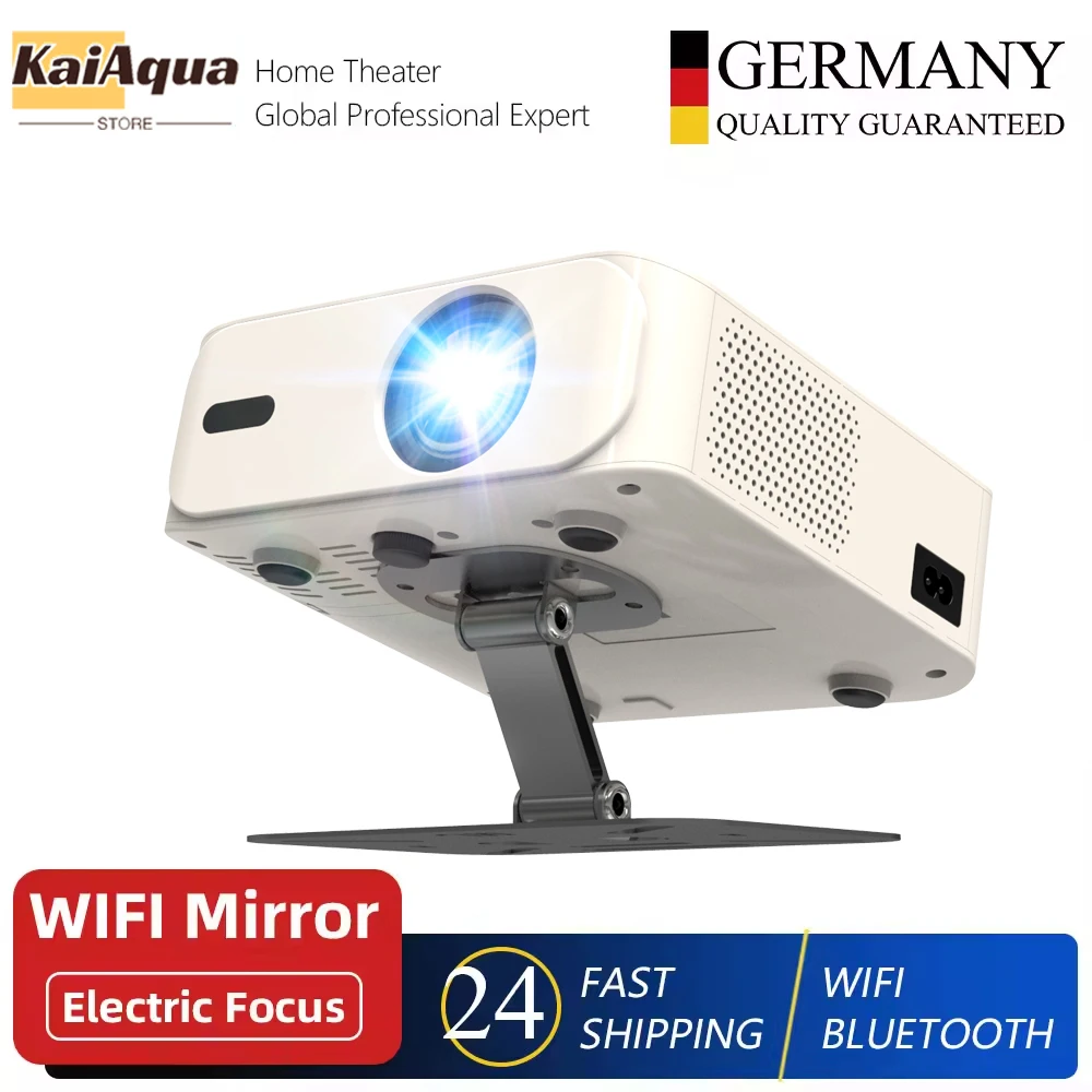 

KaiAqua V318 Projector 10000Lumens Moive Daylight Projector Android 11.0 Smart Proyector 8K Decode AutoFocus Projector 2025New