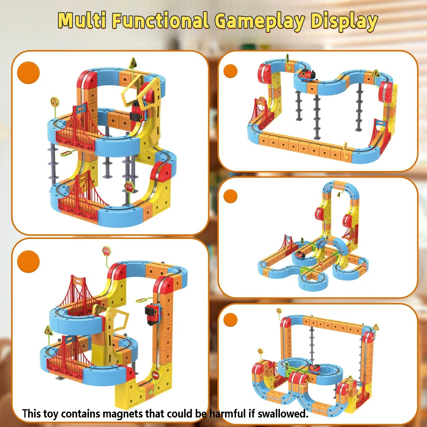 66PCS Magnetische Auto Set Spielzeug Elektrische Flexible Rennstrecke Mit Anti-Schwerkraft Auto für Kinder DIY Bausteine spielzeug Zug Track Geschenk