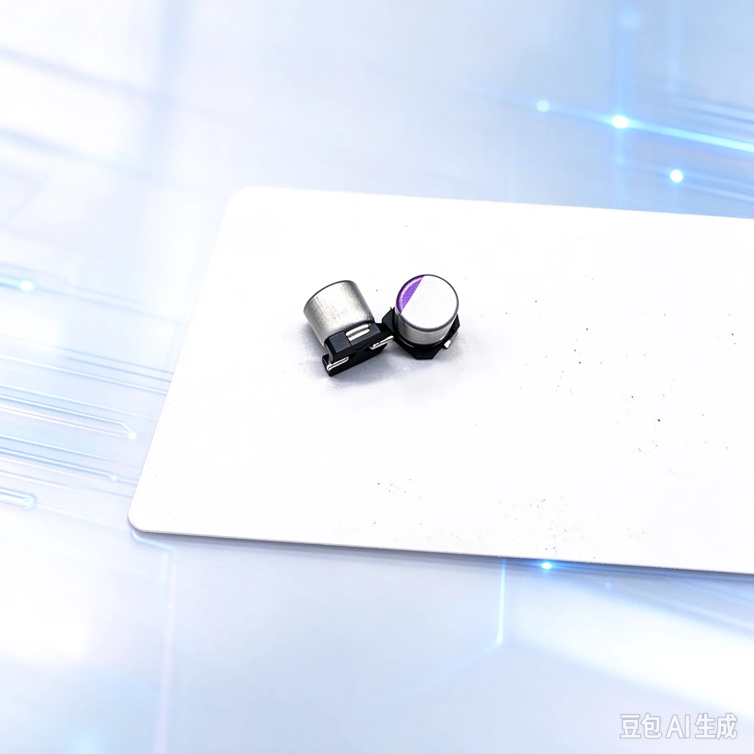Use for Panasonic 2.5V 330uF SMD Solid Capacitor Walkman Sanyo Purple  200pcs