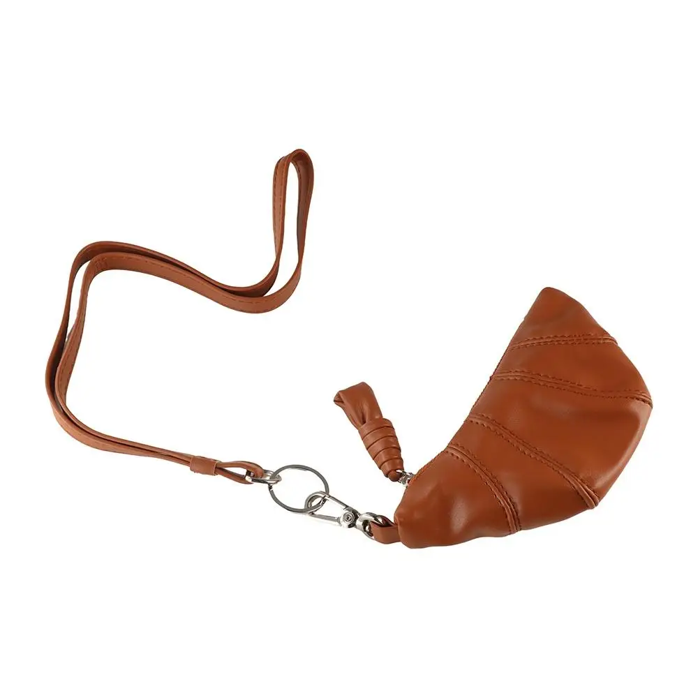 المحمولة بو الجلود بو الكرواسون حقيبة المحفظة الفضة شنقا الرقبة محفظة نسائية للعملات المعدنية الكورية نمط بلون الفتيات/الإناث