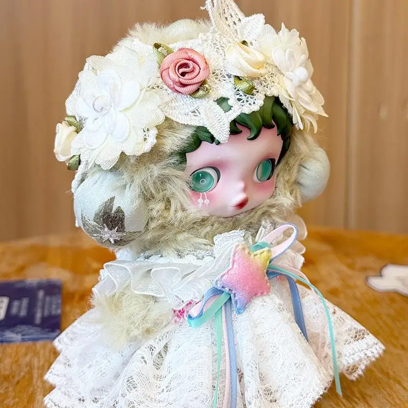1PC Puppe Kleidung Sp Licht Weben Garten Serie Für Kleidung Plüsch Puppe Prinzessin Kleid Halskette Set Puppe Zubehör