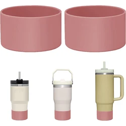 7.5cm/9cm Silicone Cup Boot Bottom Anti-slip Protective Sleeve Cover For 40oz Tumbler Thermos Cup 30oz 20oz Water Bottle