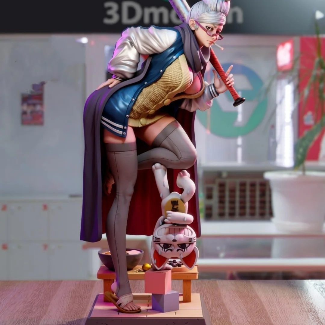 Figurine en résine surnaturelle armée, échelle 1/24, 80mm, Dang Da Dang Ayase Xingzi, Kit de modèle non assemblé, non peint, jouet d'impression 3D 1302