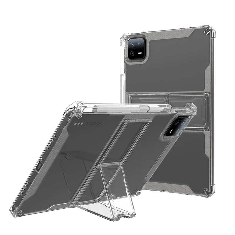 Stand Case for Xiaomi 5 6 5Pro 6Pro 11" 5Pro 12.4" 6Max 14" Redmi Pad 10.6 SE 11 Cover Pen Soft Air-cushion Tablet Holder Shell image 3