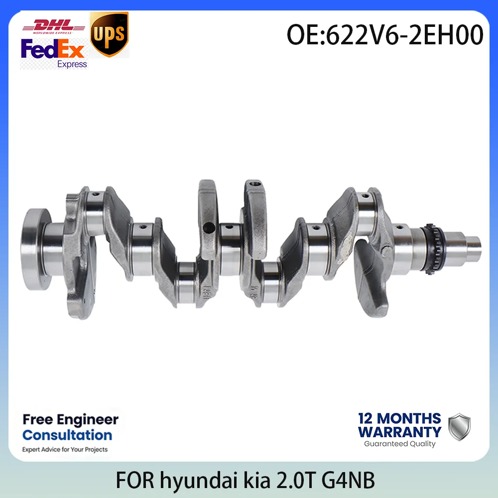 

Engine Crankshaft For Hyundai Kia 2.0L G4NB 2010-2020 Elantra Tucson ix35 Sonata Forte Optima Sportage Soul Replacement Parts