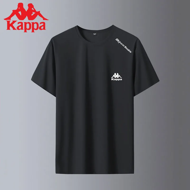 

Kappa Summer Ice Silk с короткими рукавами, мужская универсальная дышащая эластичная спортивная футболка, высококачественные компрессионные футболки для спортзала