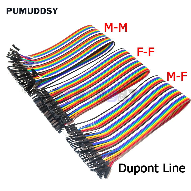 Dupont Line 10CM 20CM 30CM 40Pin Male To Male + Male To Female And Female To Female  Wire Dupont Cable For  DIY KIT