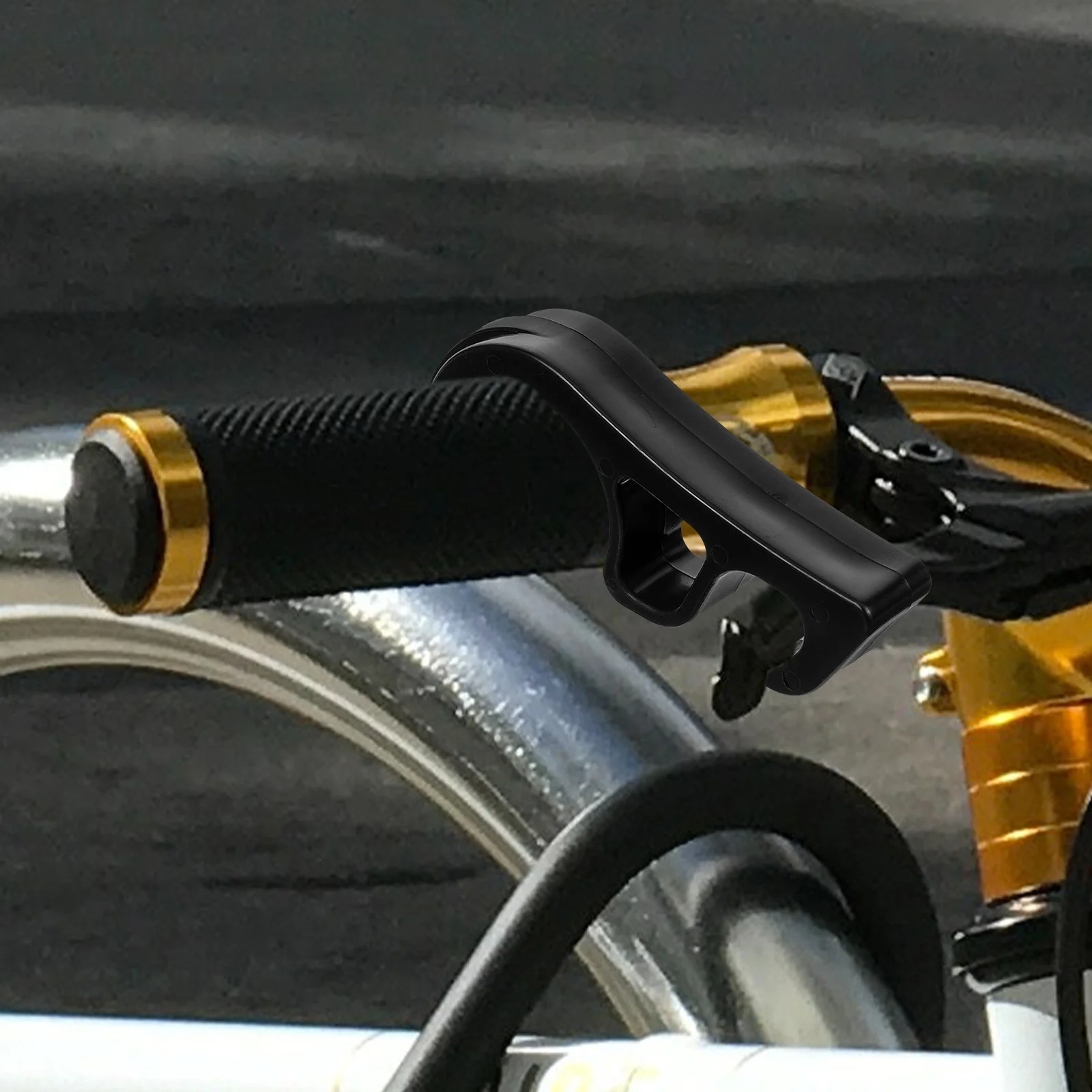 

Sturdy Motorcycle Handlebar Lock Bike Brake Lever Hook Parking Brake Lock Light Weight Simple Installation Mountain Bike