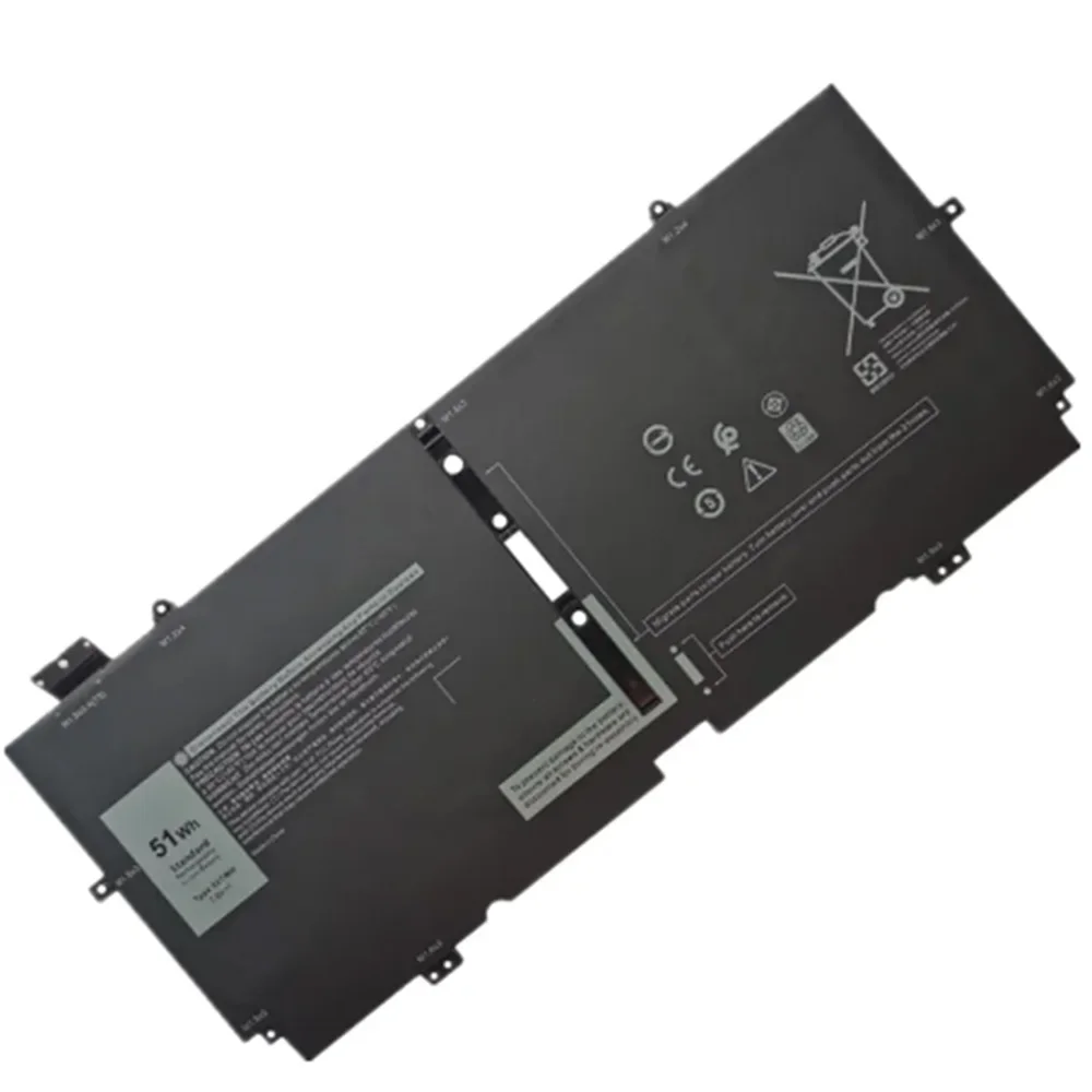 7.6V 51WH 52TWH XX3T7 X1W0D Laptop Battery For Dell XPS 13 7390 9310 2-IN-1 P103G001 P103G002 00FDRT DD9VF