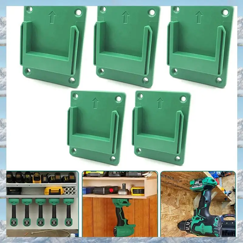 2025 حار نمط 10 قطعة جدار جبل أداة السلطة حامل قوس لشركة هيتاشي/ل هيكوكي/لميتابو 18 فولت بطارية ليثيوم آلة تخزين R #5