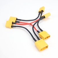 XT90 Connector Male to Female 14AWG 10CM Battery Adapter Series Y Shape Rc Helicopter Connection Cable