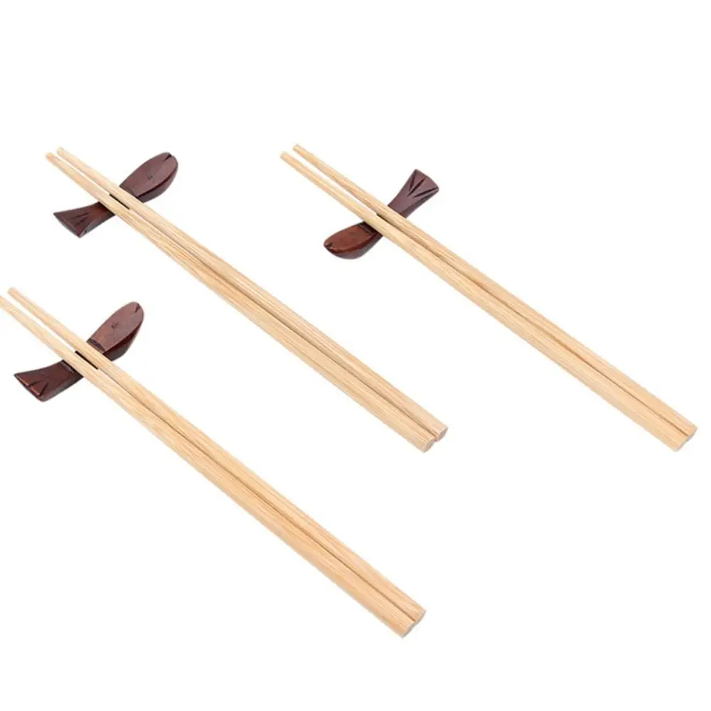 1pair High Quality 24/27/30/32cm Bamboo Chopsticks No Wax No Paint Hotpot Chopsticks Extra Long Anti-slip Chopsticks Home