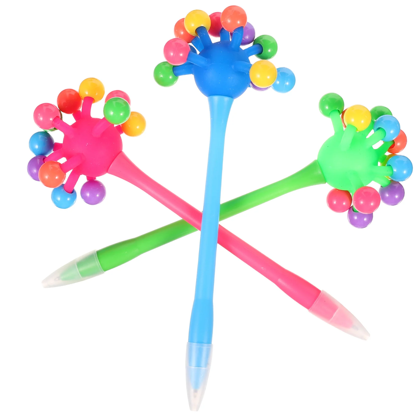 3 Pcs Adorable Cartoon Ballpoint Pen Creative Writing Tool Novelty Pen for Kids Office School Party Stationery