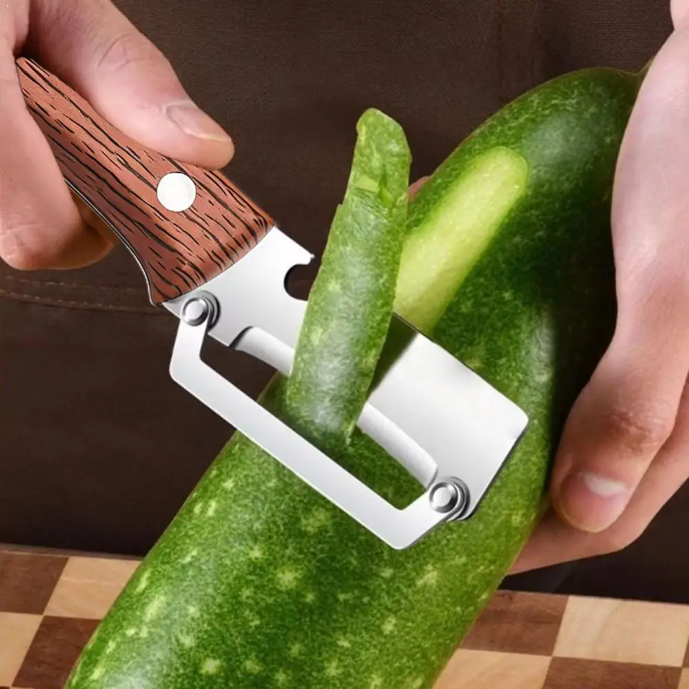 Juego de peladores de verduras de acero inoxidable, mango antideslizante, pelador multifuncional de frutas y patatas, herramienta de cocina