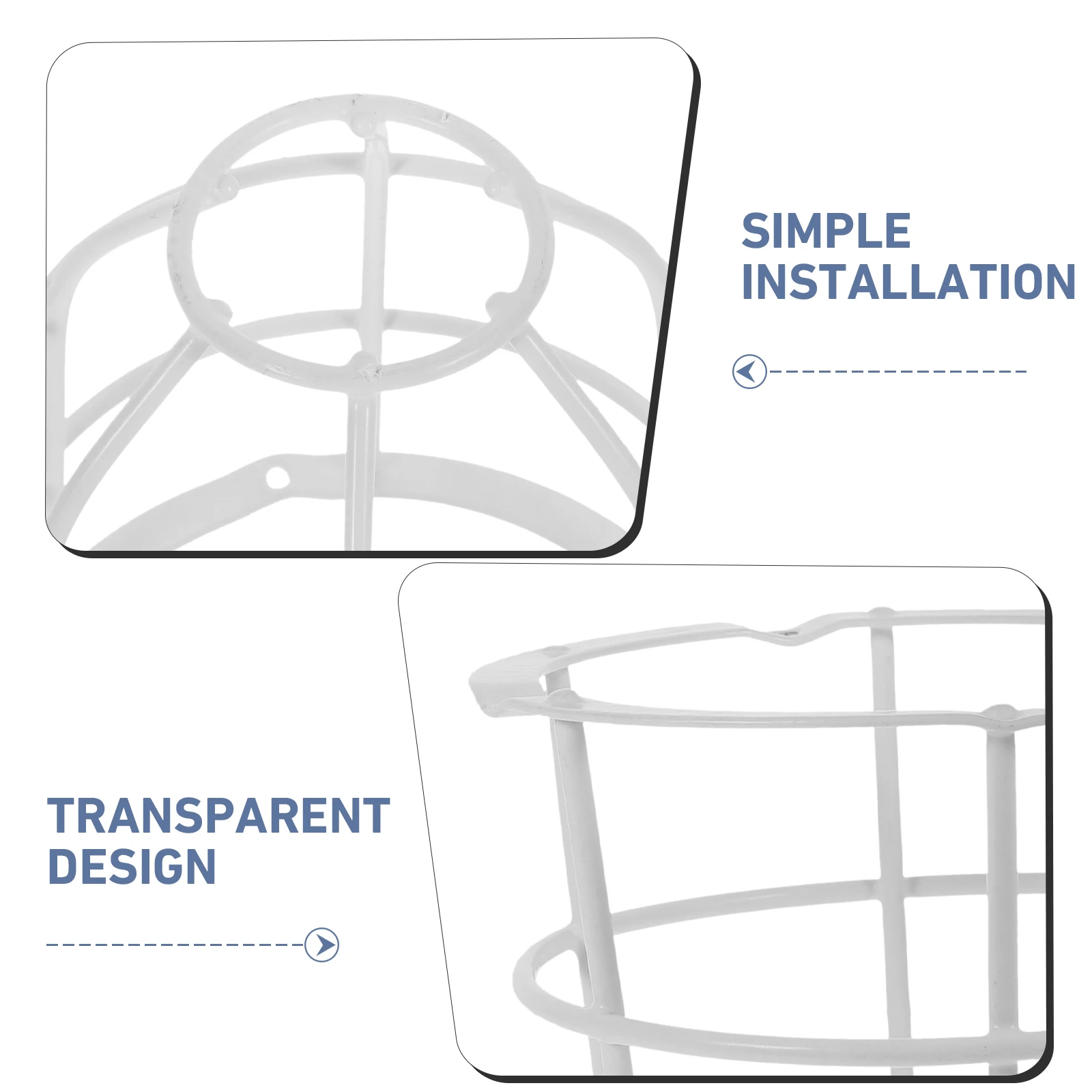 

Alarm Light Grille Protector Guard Fire Sprinkler Cage Pit Screen Cover Smoke Metal Covers Cooking Replacement Durable