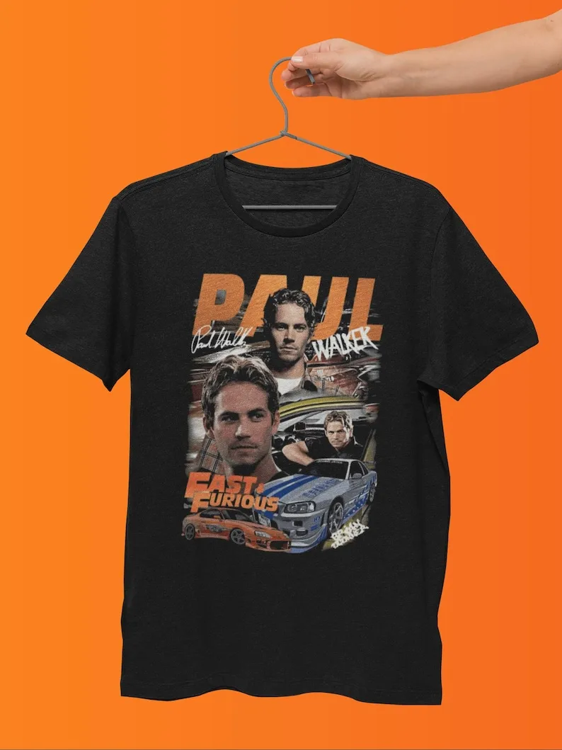 Limited Vintage Paul Walker Shirt, Paul Walker Tee, Paul Walker Fan Merch  Shirt