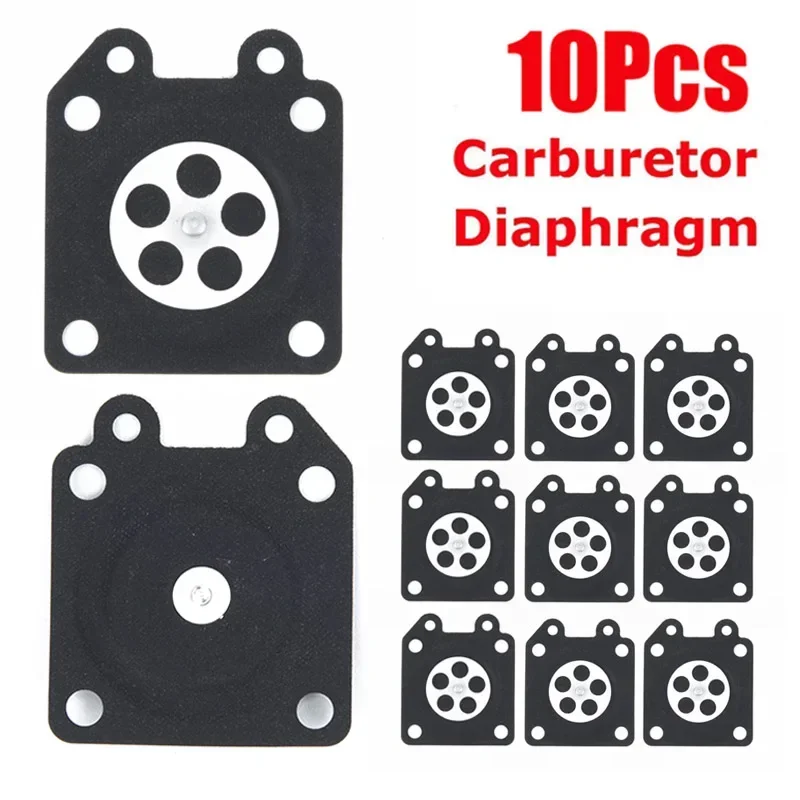 10pcs Chainsaw Carburetor Metering Diaphragm For 95-526 95-526-9 95-526-9-8 Car Motorcycle Assembly Gaskets Kit Parts