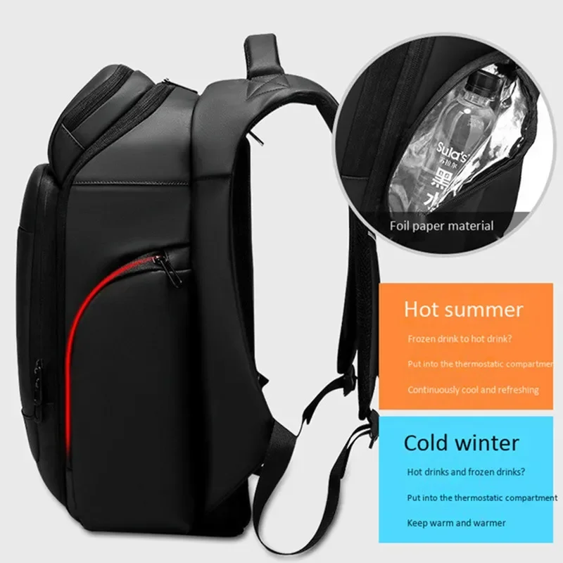 Multi Function Computer Backpack Waterproof Business Travel Laptop Backpacks Men Casual Bag Junior Multiple Pocket School Bags