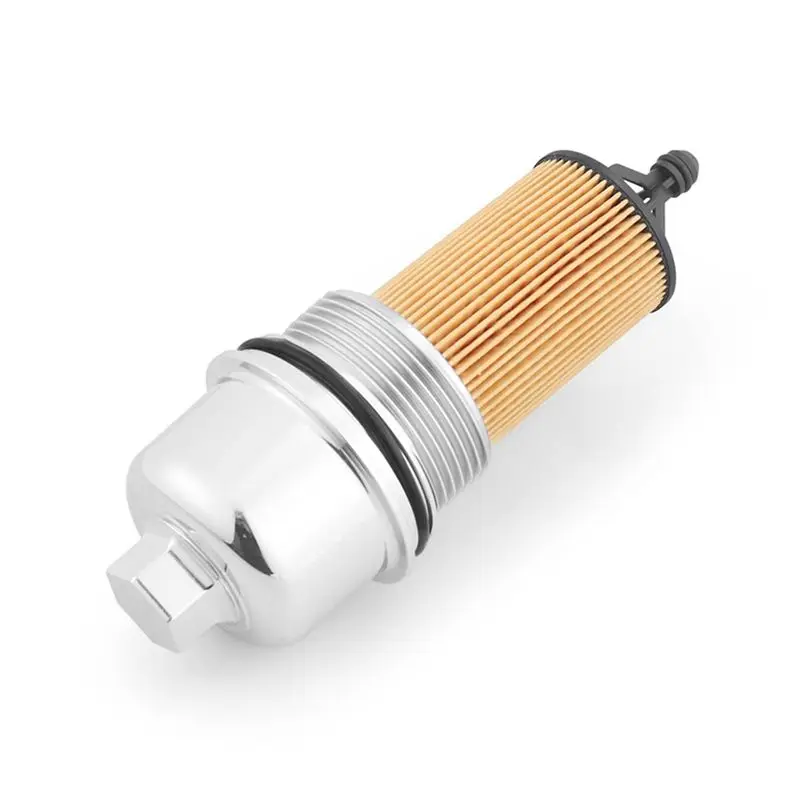 

68191350AA 68191349AA Aluminium Upgraded Oil Filter & Cap Lid Cover Kit For Dodge Jeep Cherokee Wrangler