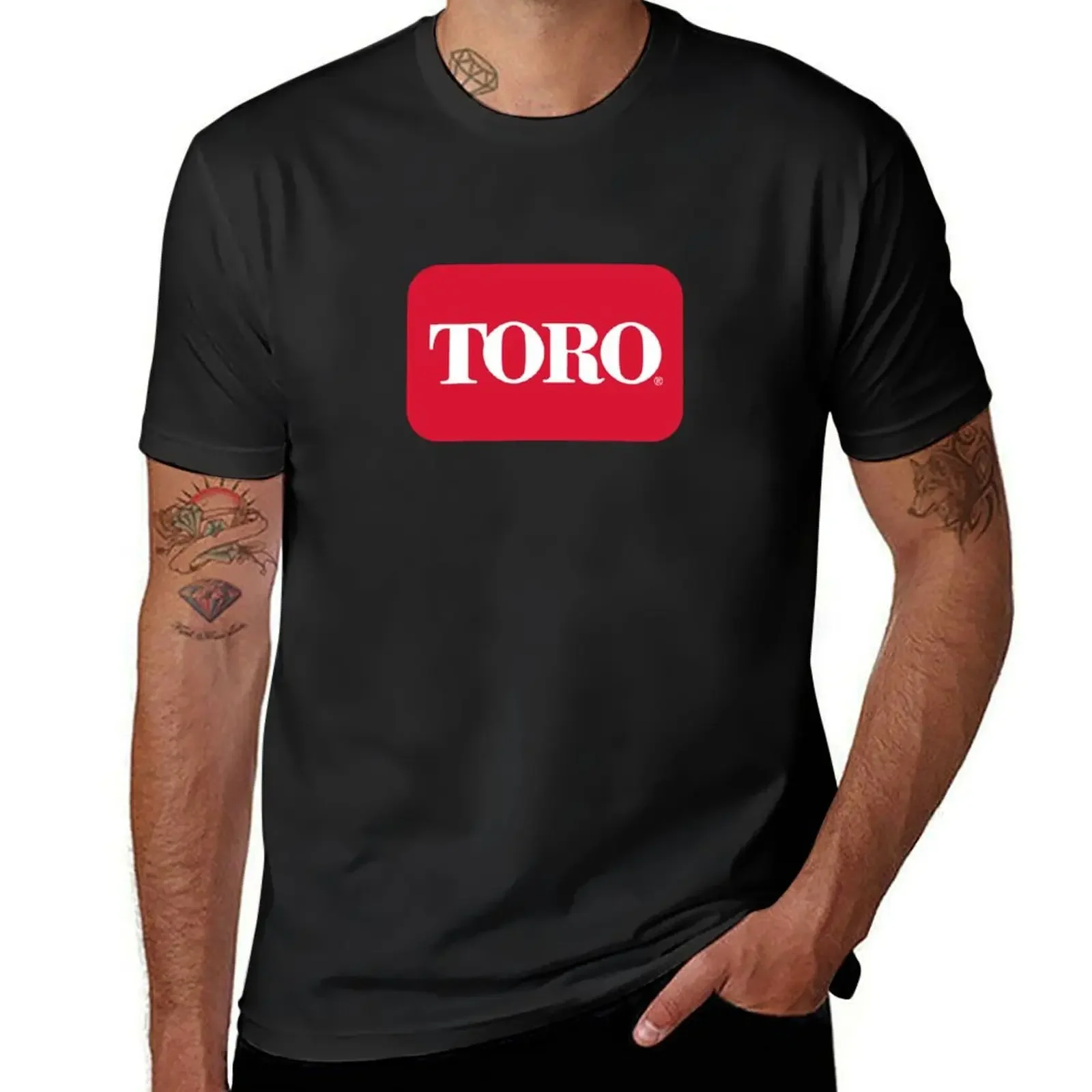 

green Toro Company towering T-Shirt korean fashion cotton graphic tees men workout shirt