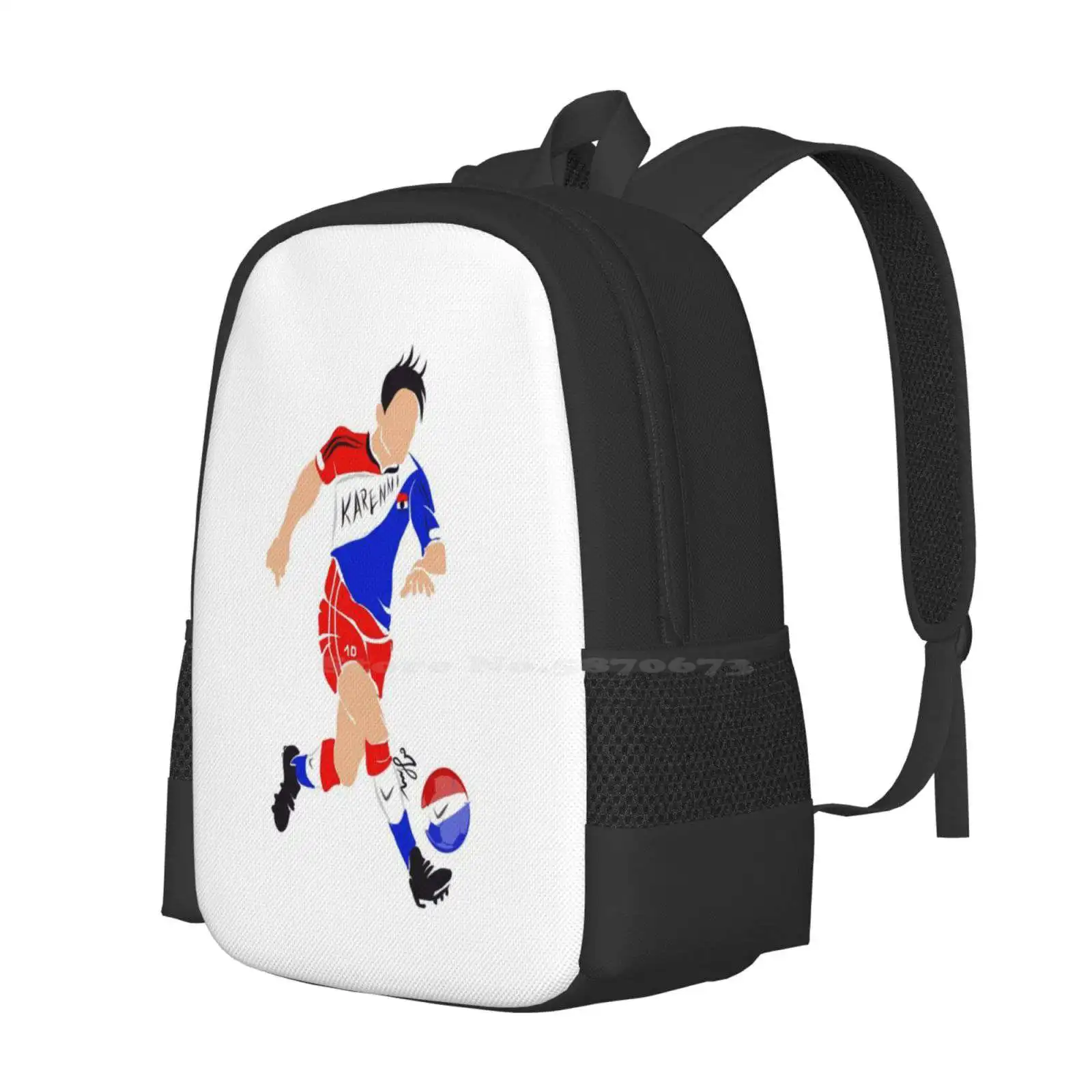 Karenni Soccer School Bags For Teenage Girls Laptop Travel Bags Karenni Soccer Symbol Karenni Logo Karenni Flag