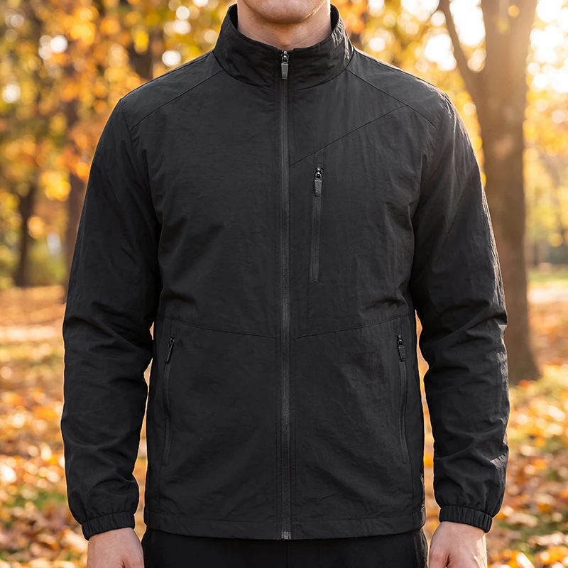 Autumn Men Outdoor Multi Pockets Jacket Man Cargo Sports Windproof Tactical Zip Coat Male Waterproof Casual High Quality Jackets