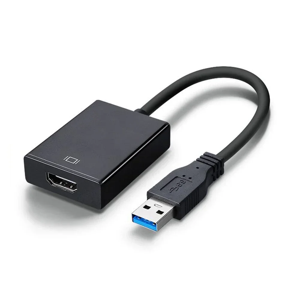 1080P USB 3.0 to HD-Compatible Converter Multi Display Graphic Adapter for PC Laptop Projector HD External Video Card
